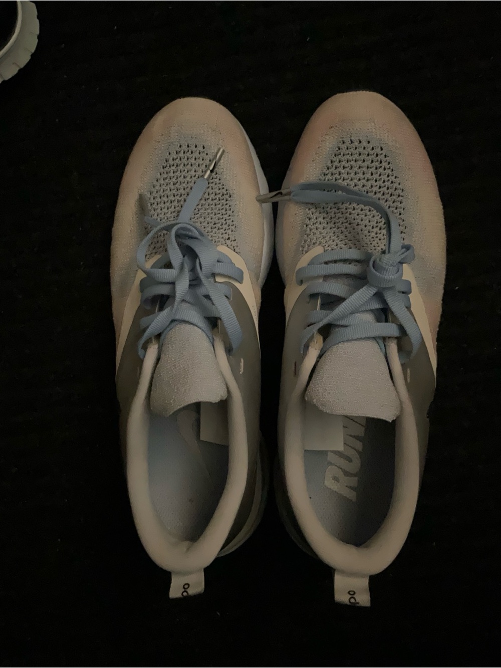 Light Blue Women's Running Sneakers Nike colorful activewear yoga mom y2k pastel